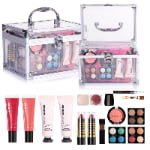Vertina Beauty Clear Acrylic Makeup Sets – Portable Travel Kit for Amazon & Gifting gallery image 1