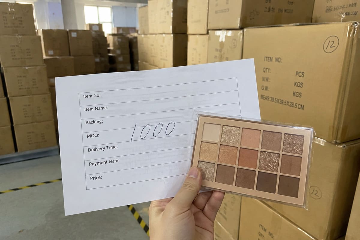 eyes hadow manufacturer MOQ customization and sample timeline comparison