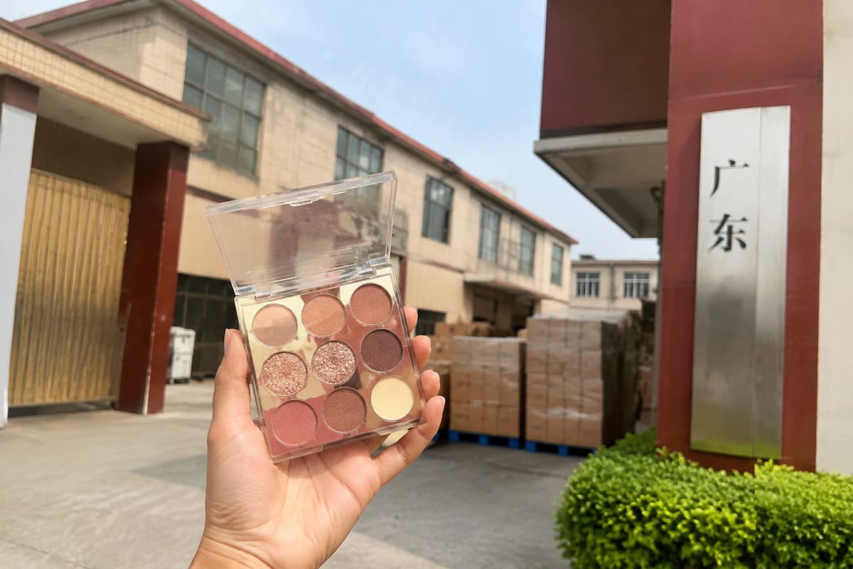 Guangdong cosmetics manufacturer industrial cluster and production facility