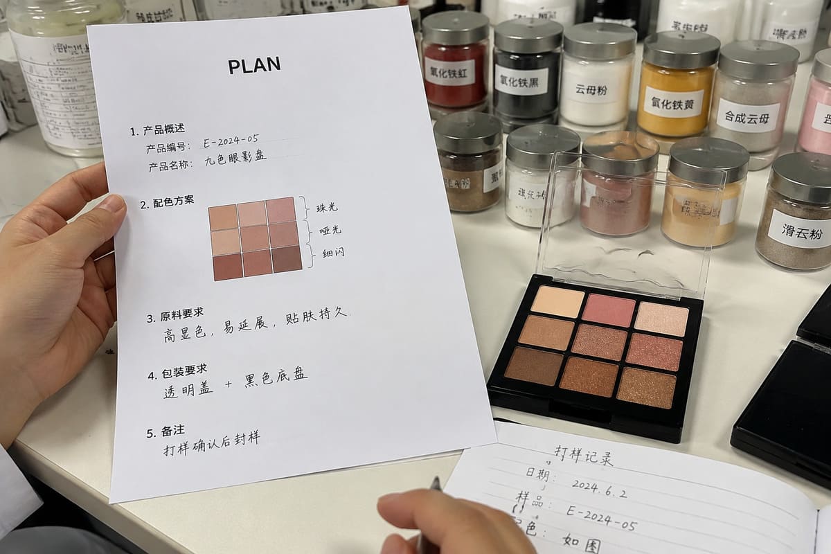 Planning a safe first makeup brand launch create my own makeup brand with an OEM eyeshadow manufacturer