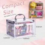 Vertina Beauty Clear Acrylic Makeup Sets – Portable Travel Kit for Amazon & Gifting gallery image 2