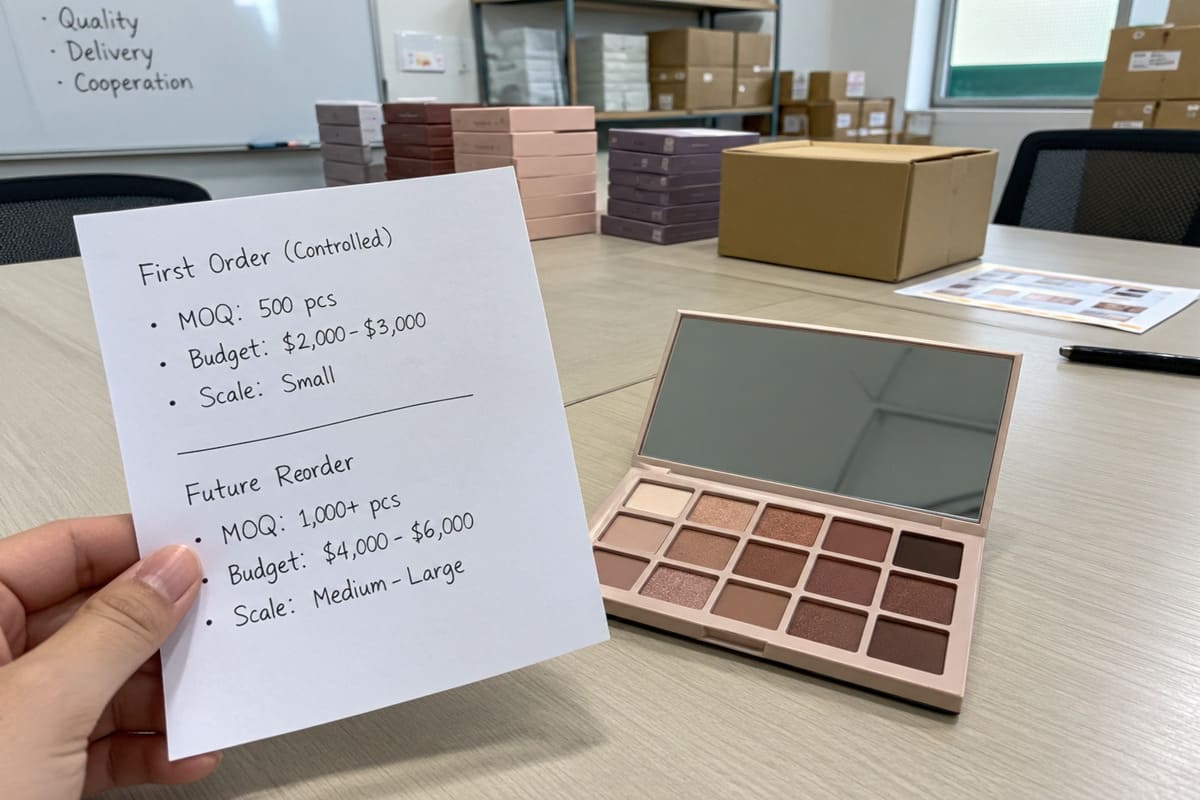 Marketing and product-led brand comparison best eyeshadow brand benchmark comparison of marketing and product drivers