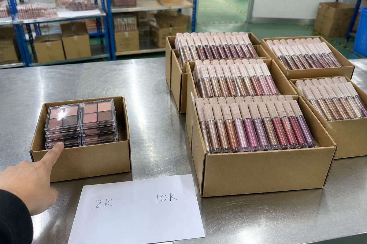Custom packaging MOQ for eyeshadow formats custom eyeshadow packaging MOQ and ready-stock packaging options