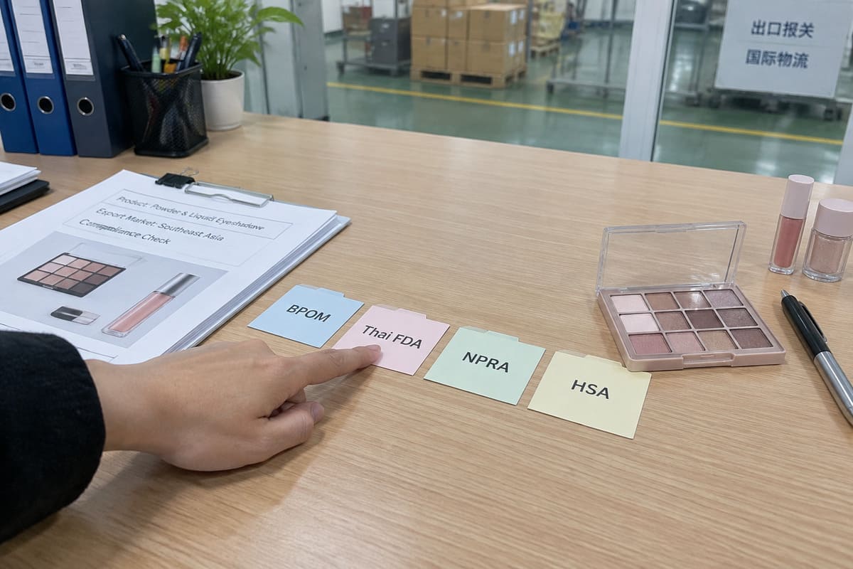 Lower finished goods MOQ for powder eyeshadow powder eyeshadow finished goods MOQ for a first-time beauty brand