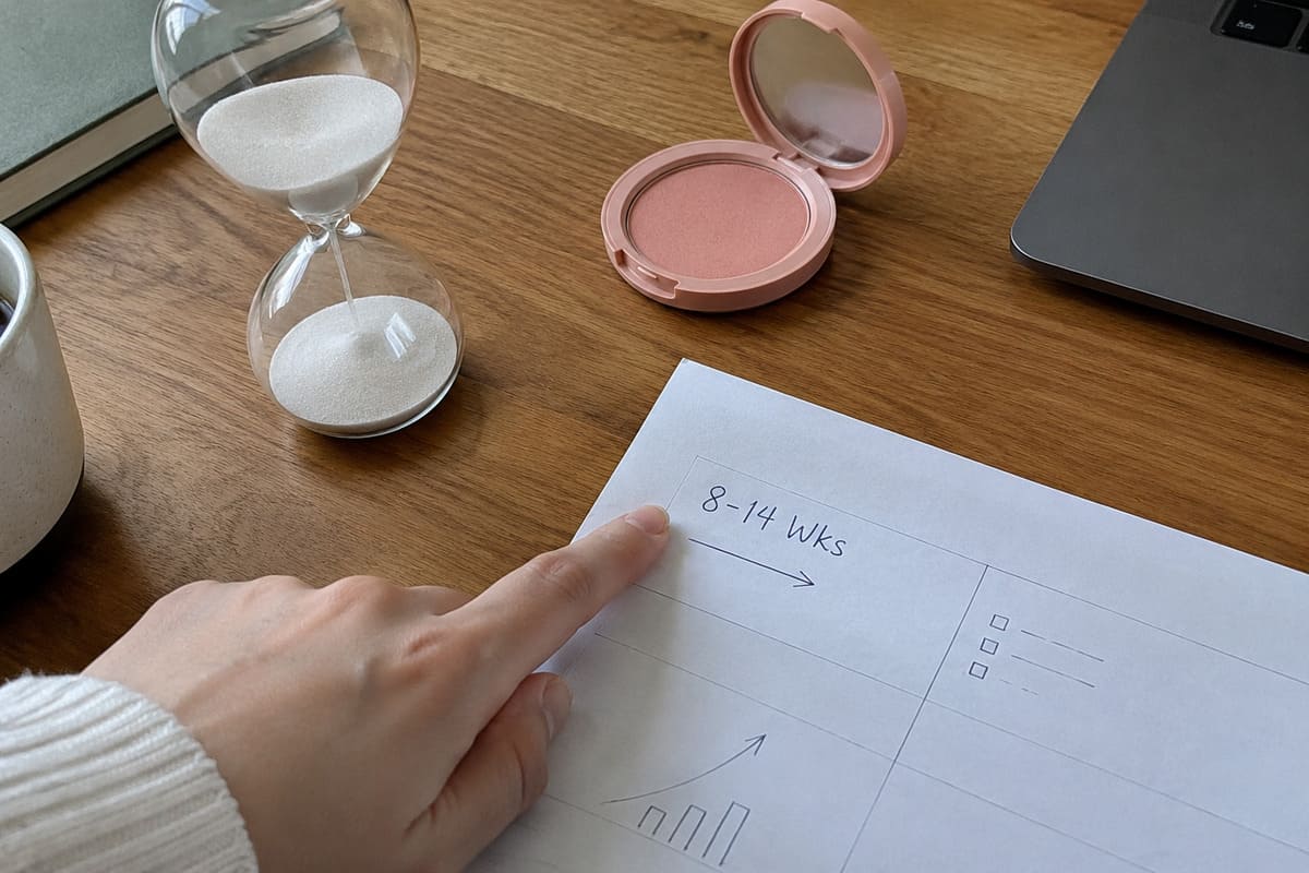 Makeup manufacturer Australia lead time and cash flow cash flow timeline for custom cosmetics manufacturing