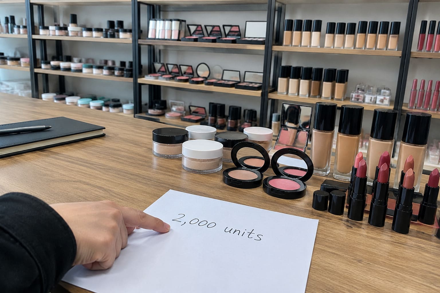 OEM makeup manufacturer batch level certificate of analysis for custom formula